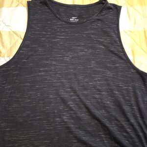 Nike Womans Charcoal Dri-FIT Tank Top